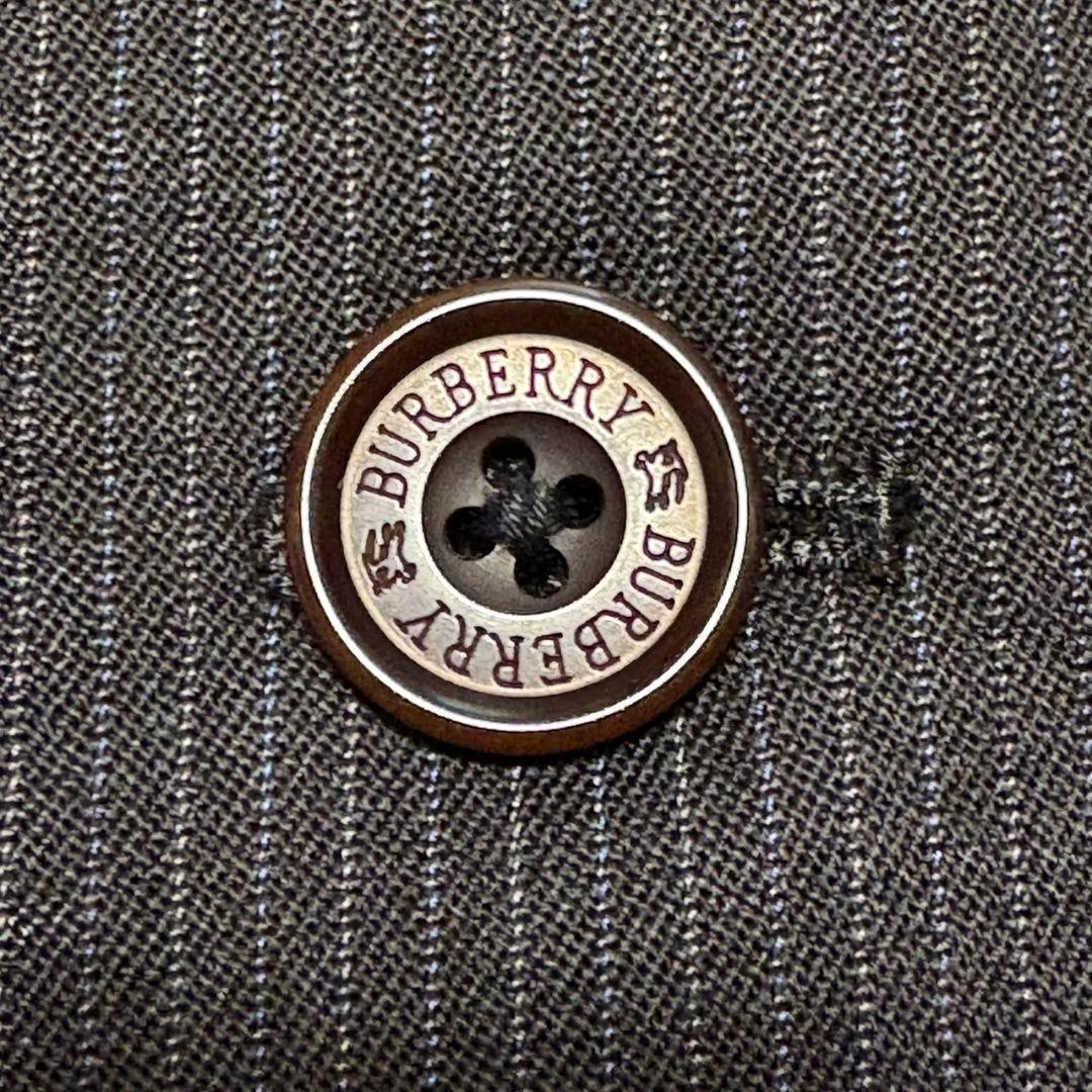 美品 バーバリー ブラック レーベル スーツ セットアップ 2B ストライプ