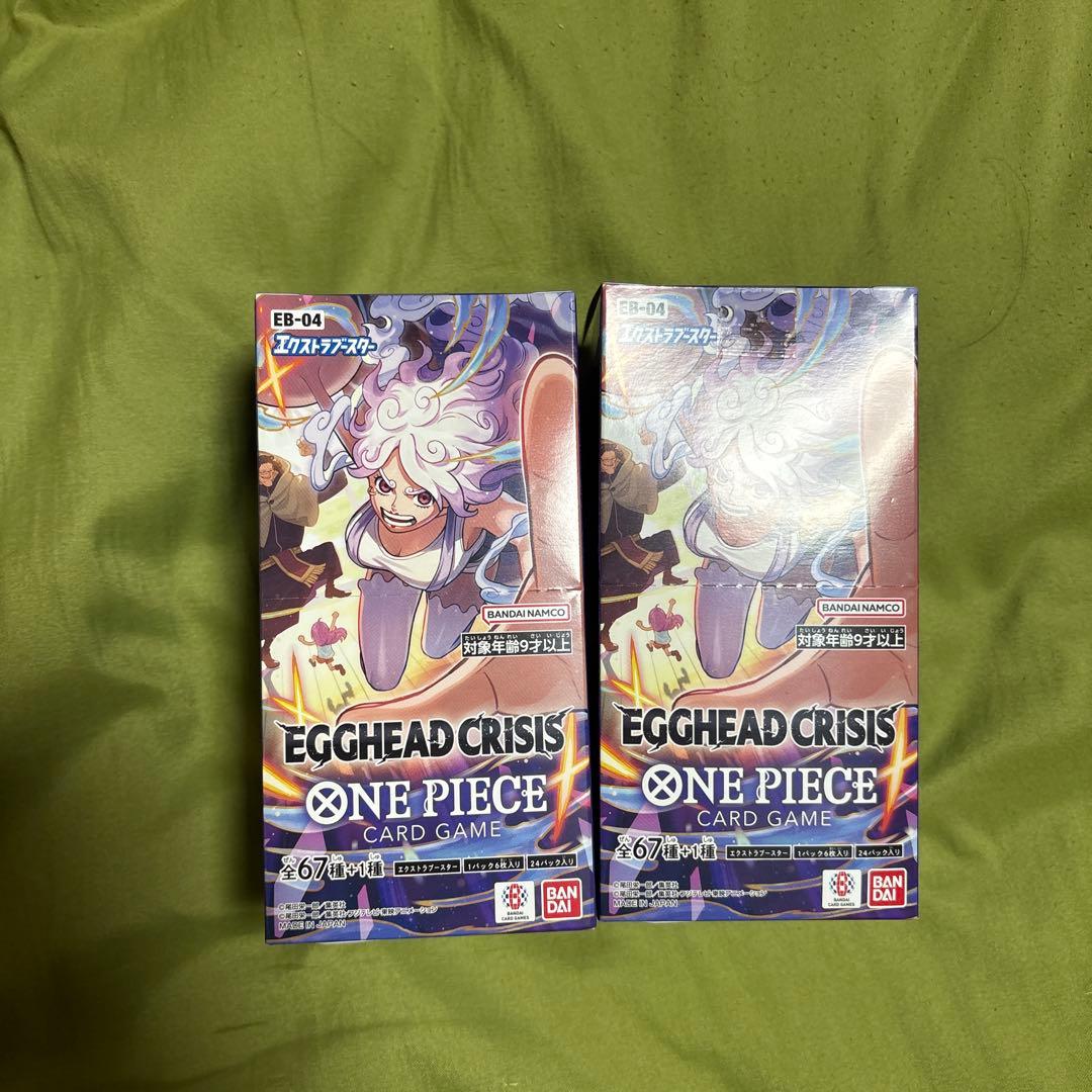 ワンピースエッグヘッドクライシス未開封テープ付き2BOX