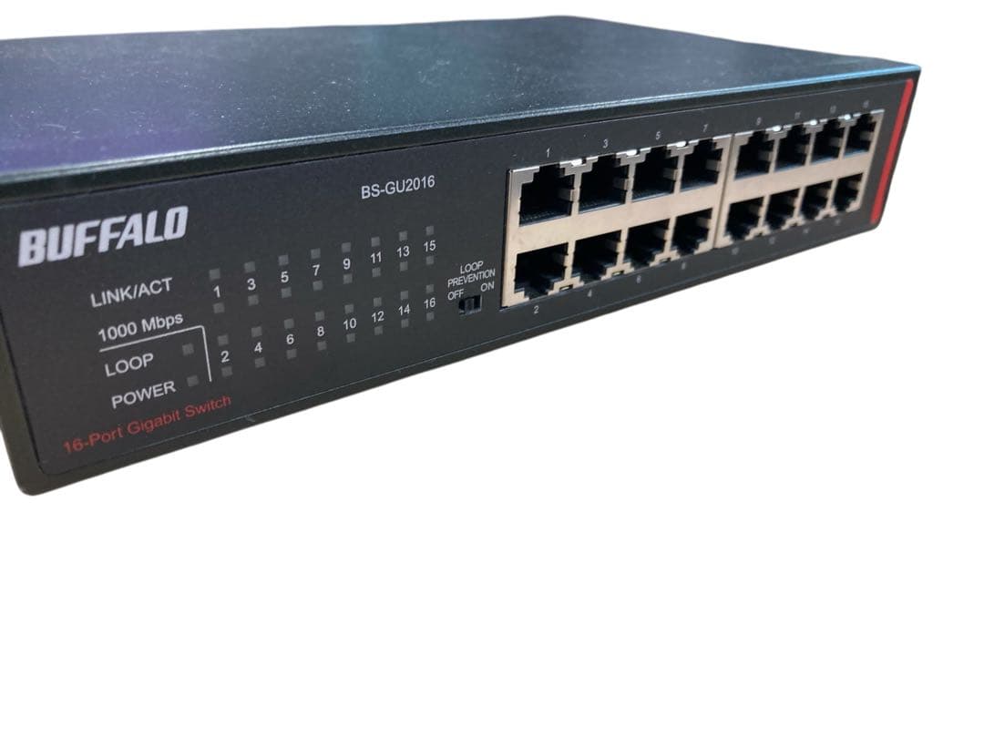 【開封・未使用】 BUFFALO レイヤー2 16ポート アンマネージスイッチ