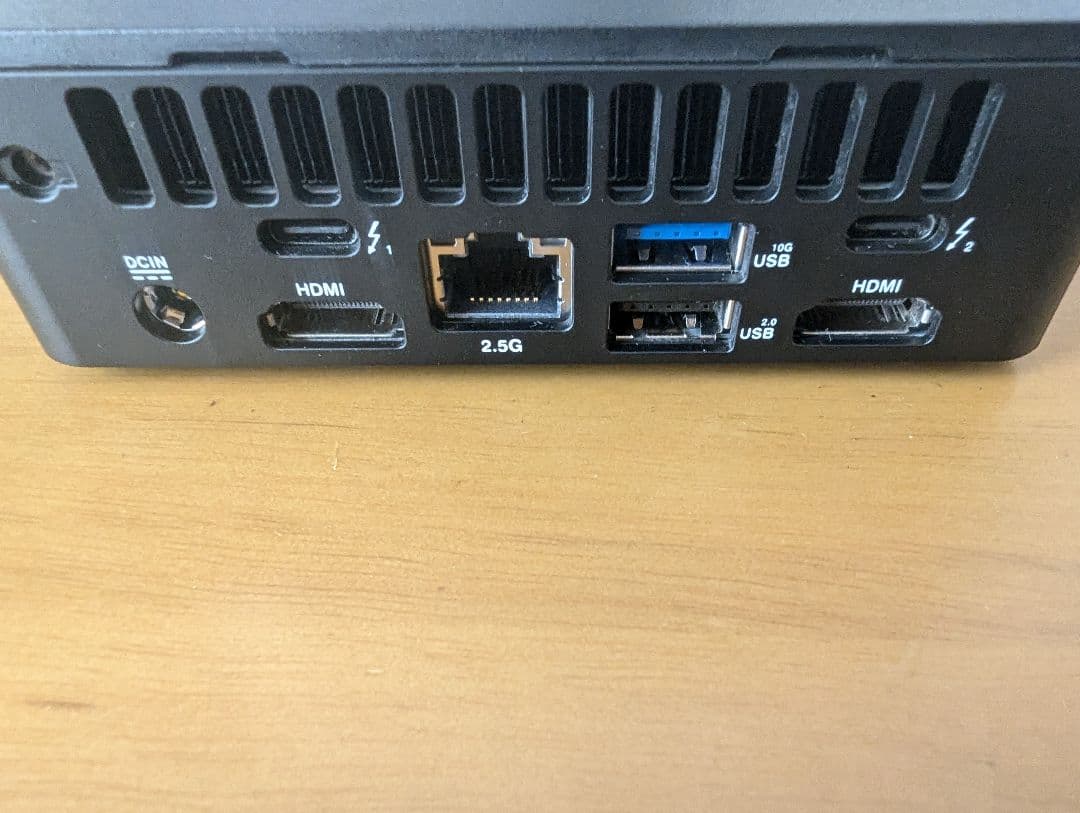 ミニPC asus nuc13ank 16gb corei3 1315u