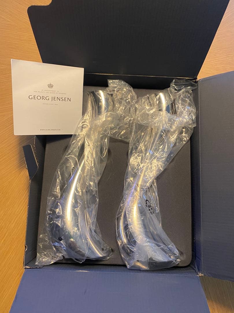   ジョージジェンセンコブラ キャンドルホルダー2ピース