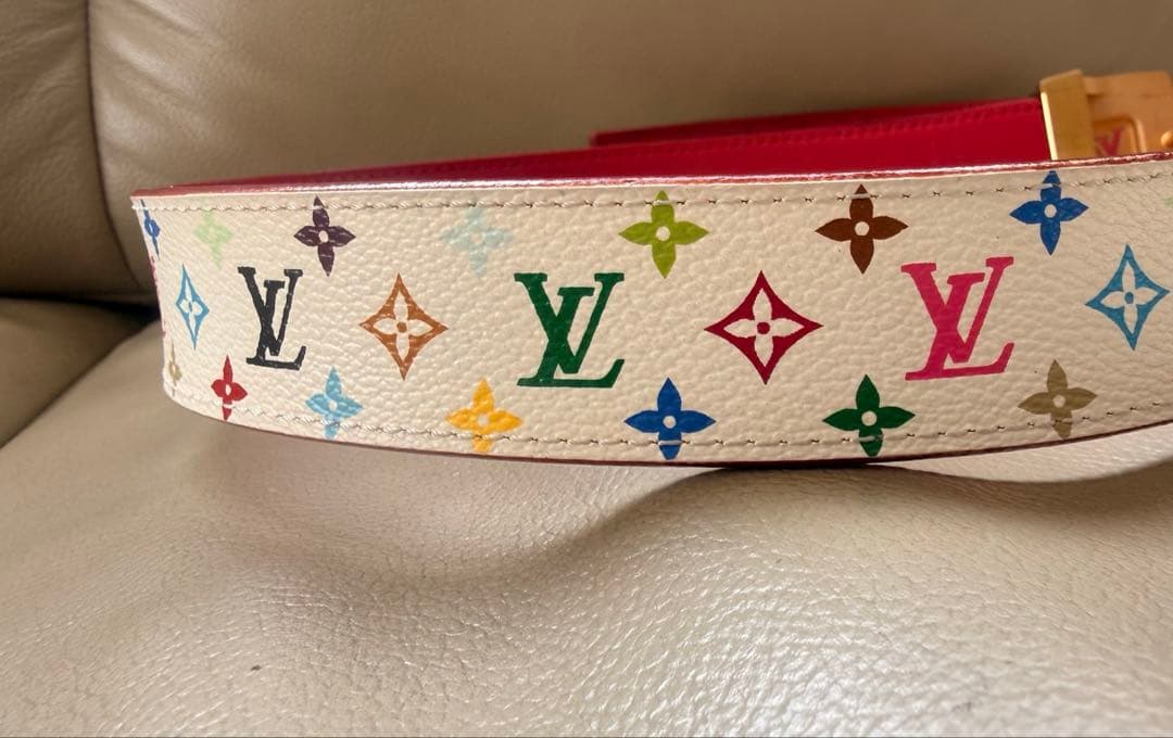ルイ ヴィトン ベルト モノグラム マルチカラーM9682