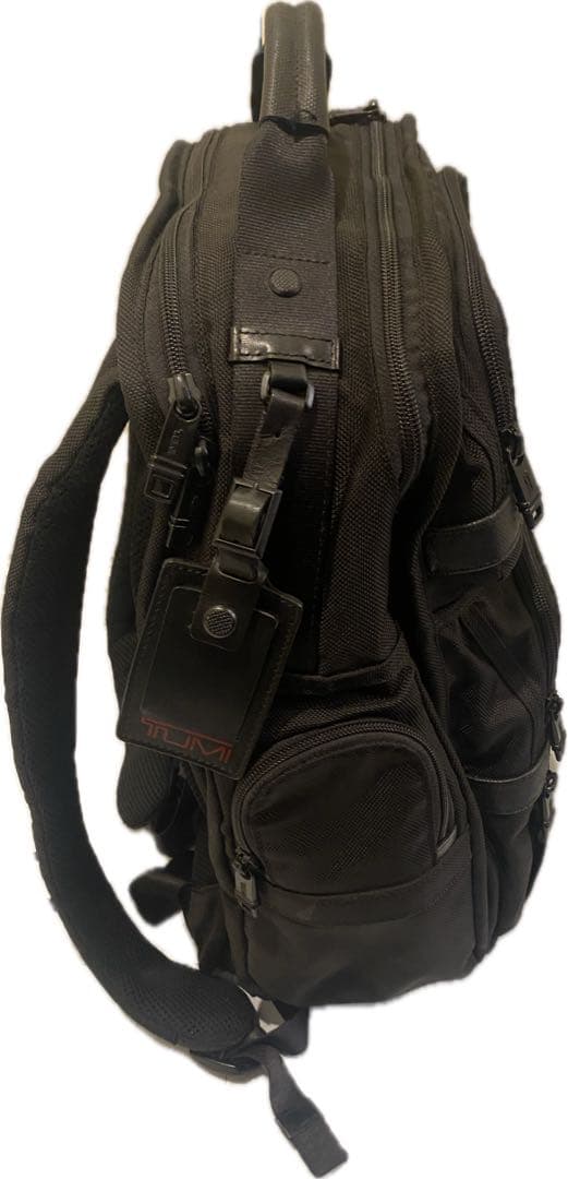 TUMI 多機能 ブラック バックパック ALPHA2