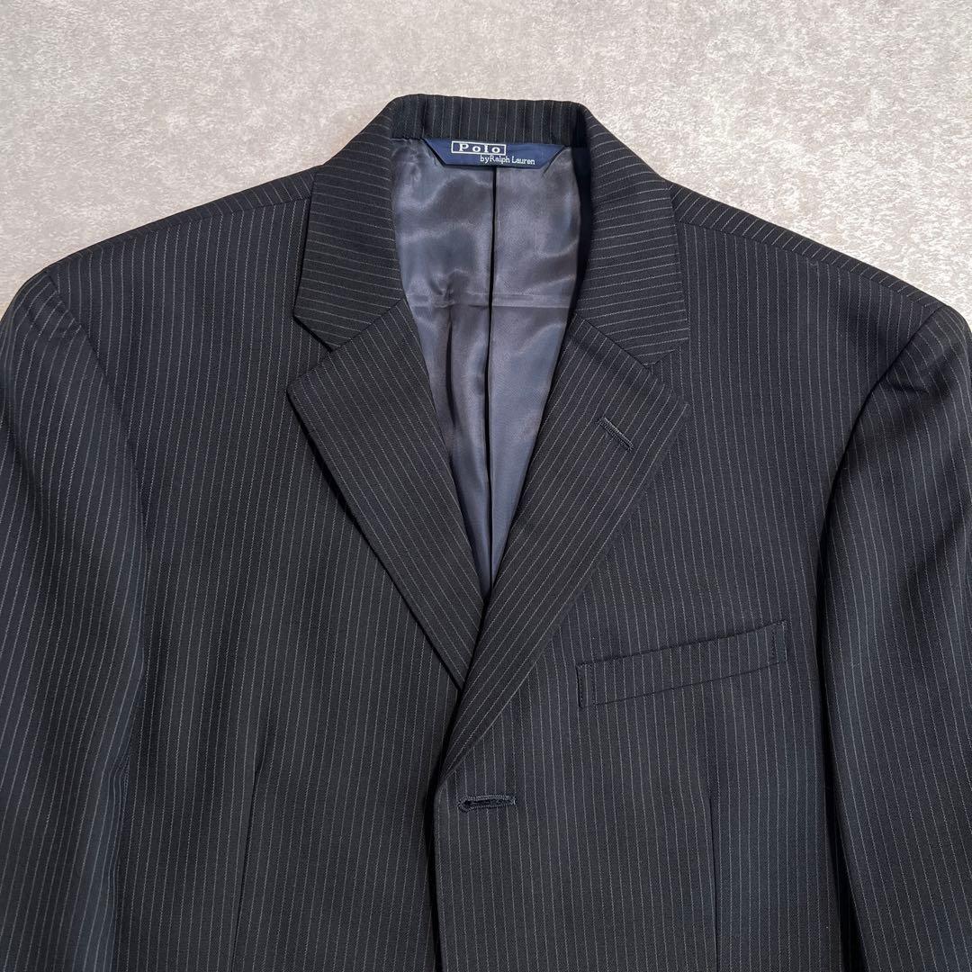 ポロバイラルフローレン スーツセットアップ ネイビーストライプ 39