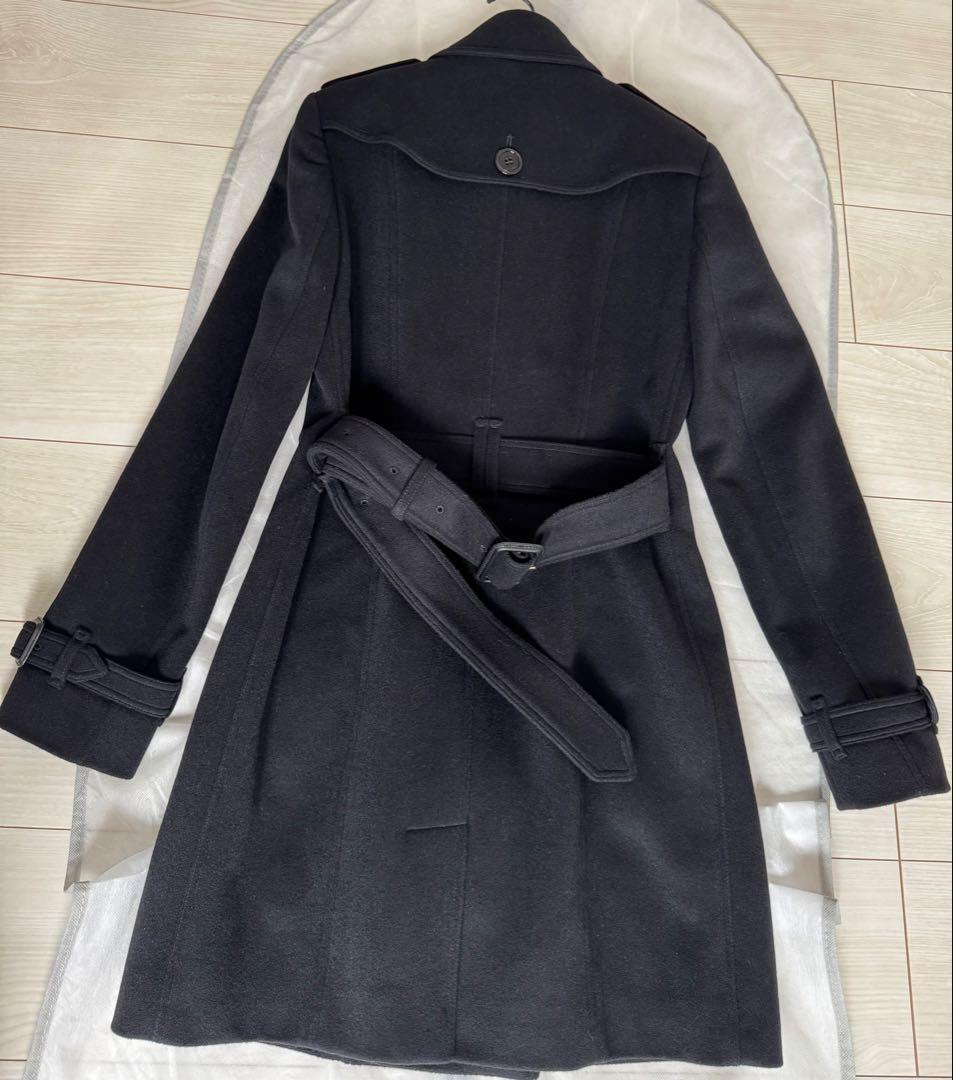 BurberryブラックウールコートXS〜Sサイズ　外での着用は無し