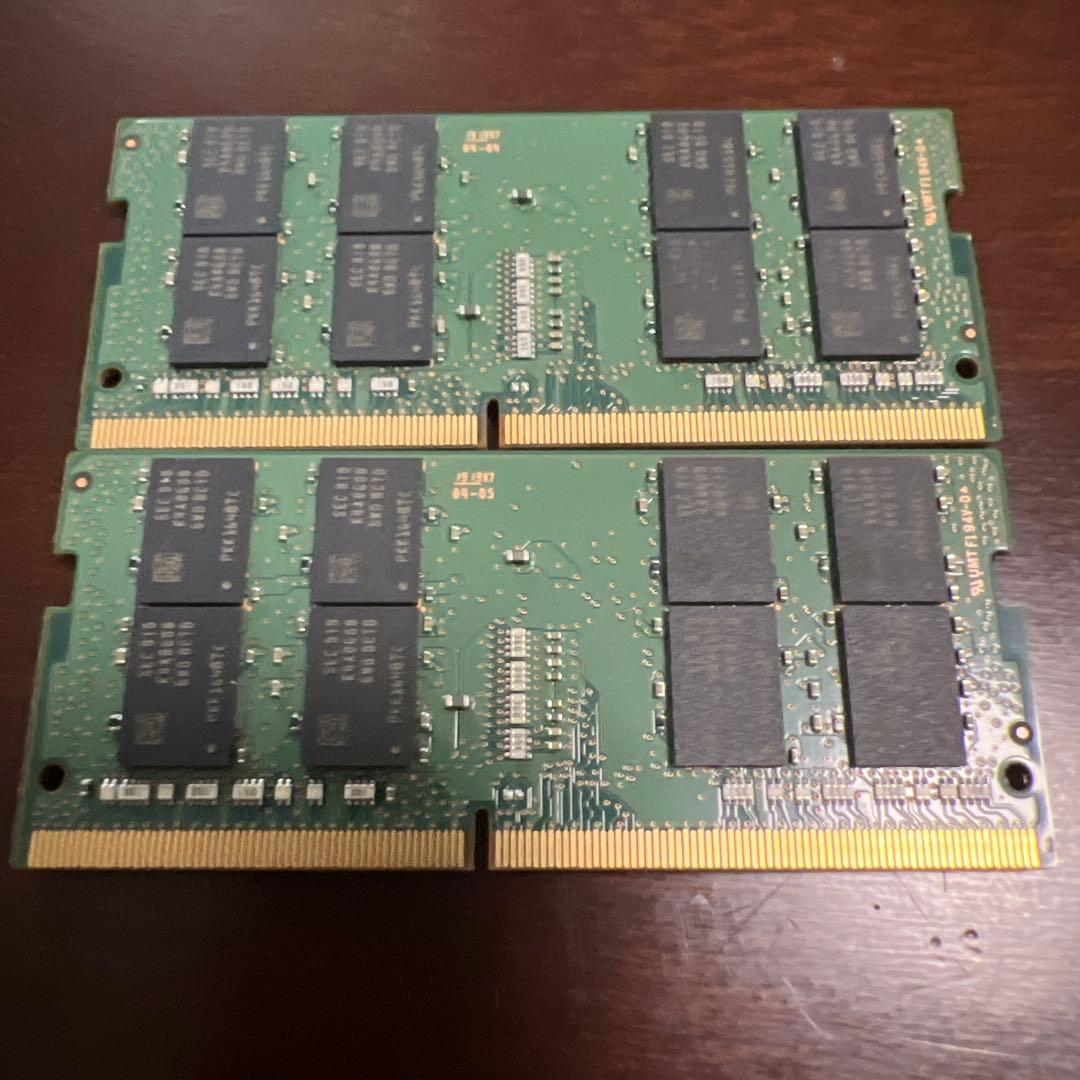 プ*っ様 Samsung 16GB DDR4 2666MHz メモリ