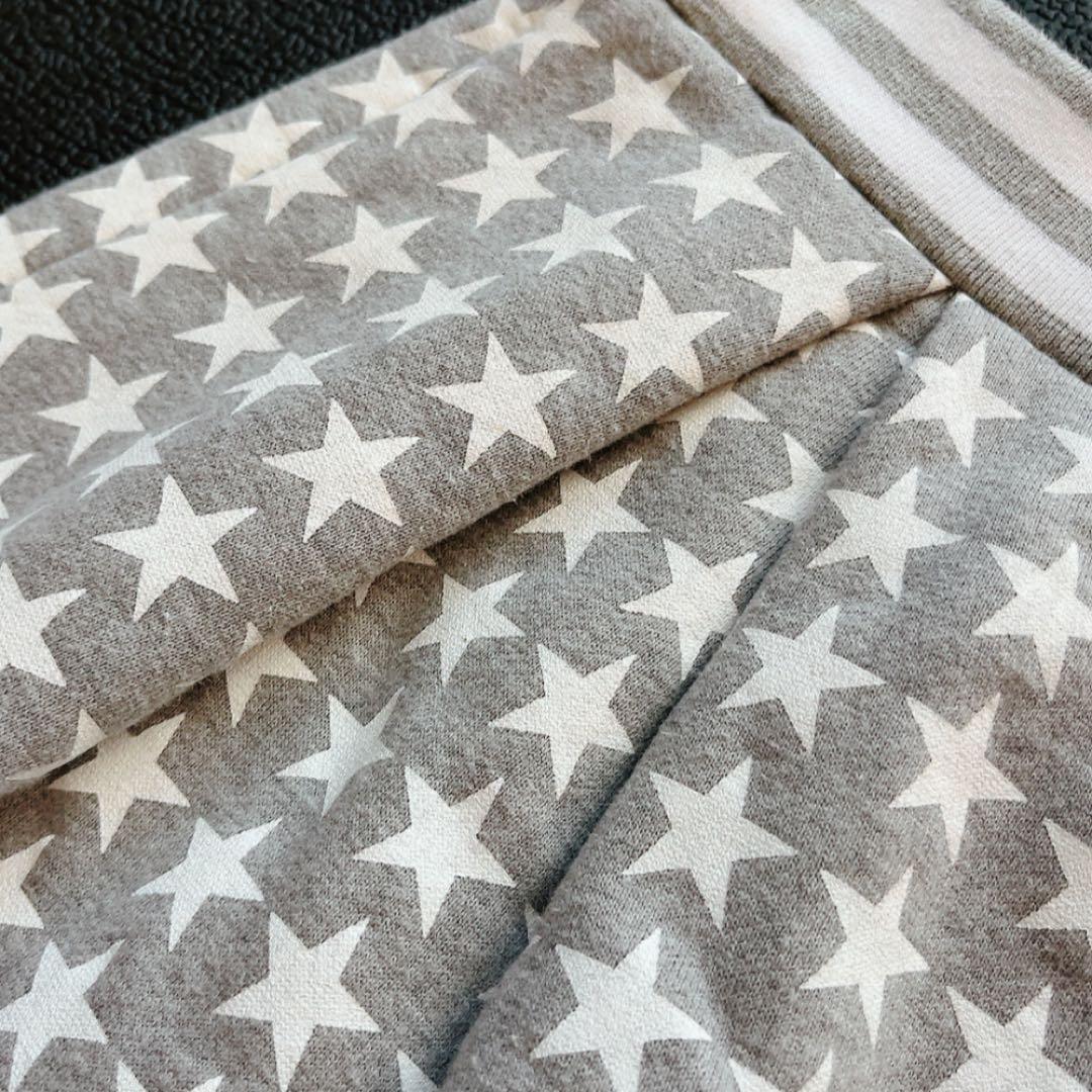 美品　パーリーゲイツ　裏起毛　セットアップ　ジャケット　スカート　星　スター