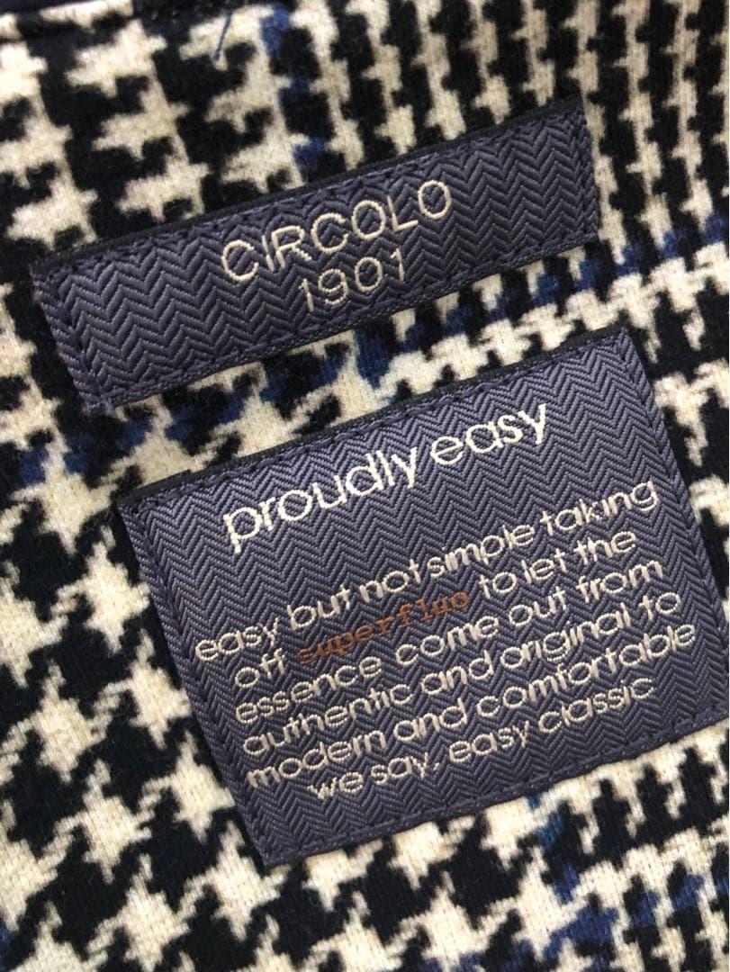 美*様 CIRCOLO 1901 ハウンドトゥース テーラードジャケット48
