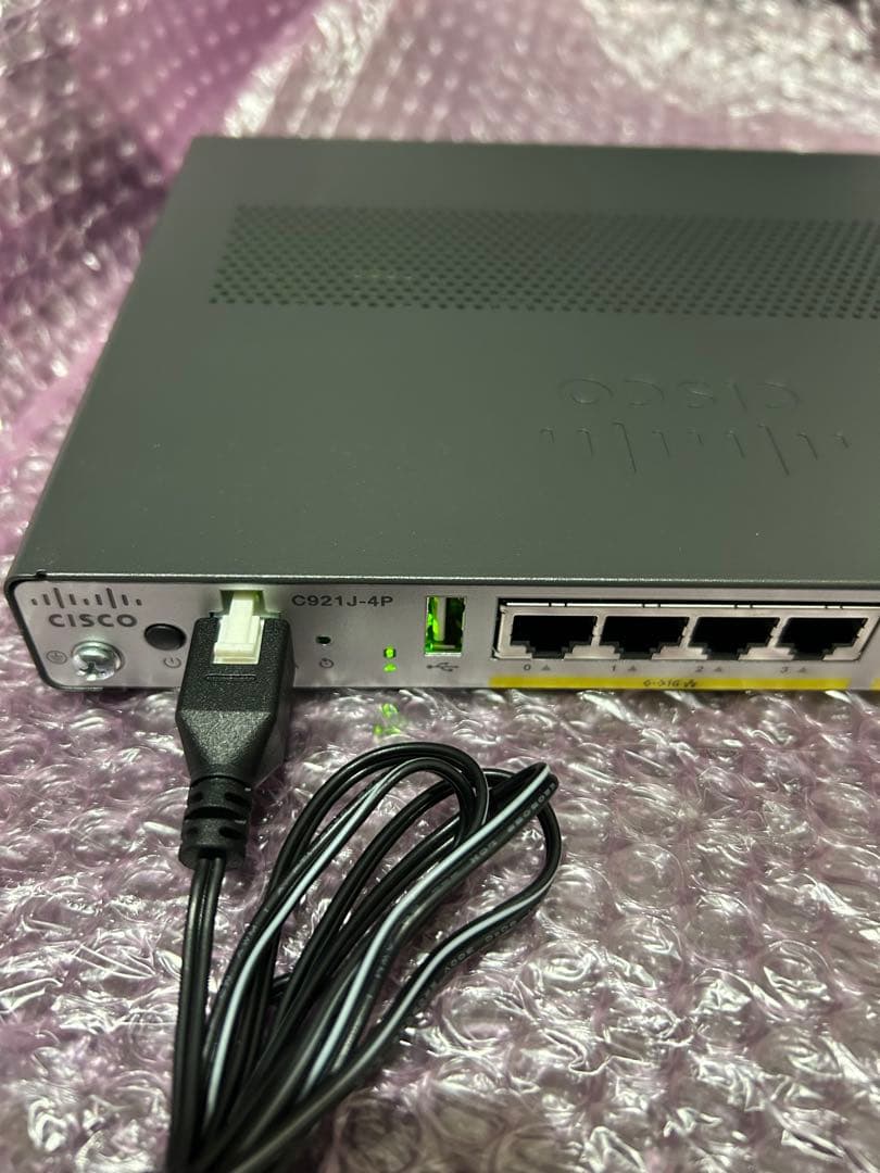 【CCNA、CCNP】1台Cisco C921J-4P