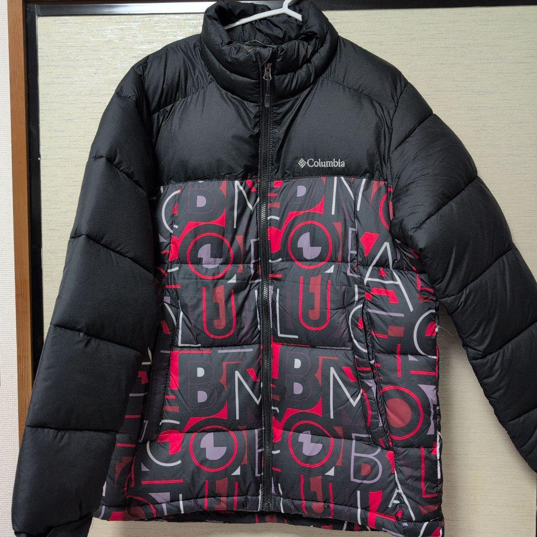 Columbia ダウンジャケット Lサイズ ブラック/レッド
