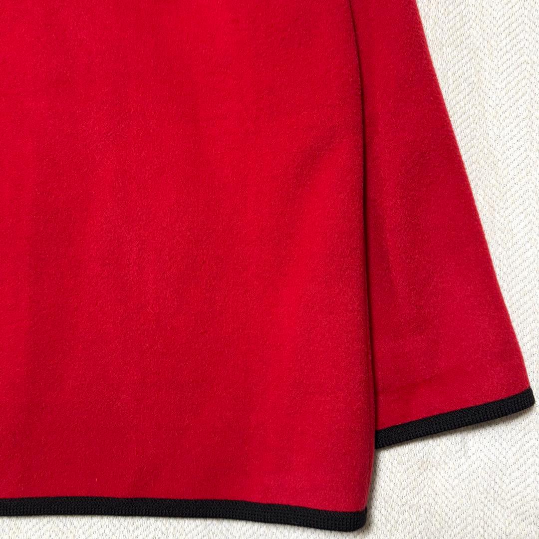 専用　BURBERRY バーバリー カシミヤ ウール ノバチェック コート 赤