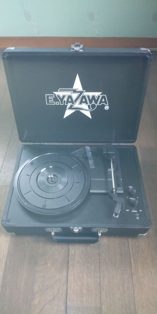ダイヤモンドムーン限定品 E.YAZAWA ポータブルターンテーブル ブラック