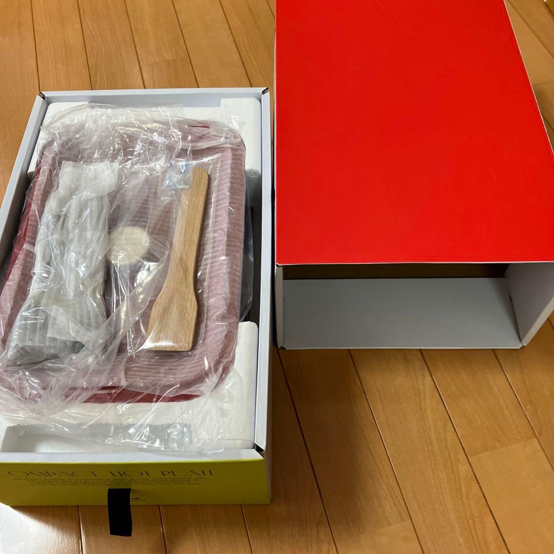 ブルーノ　コンパクトホットプレート　レッド