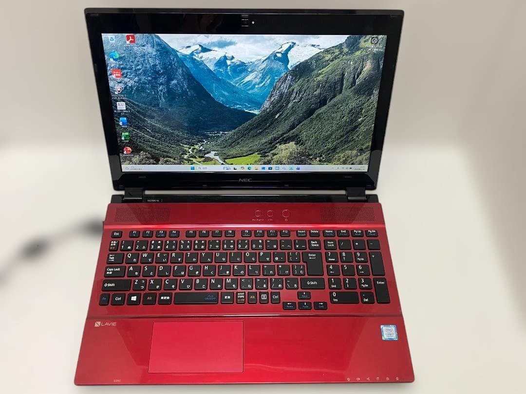 NECノートパソコン Core i7/8GB/新品SSD/Windows11