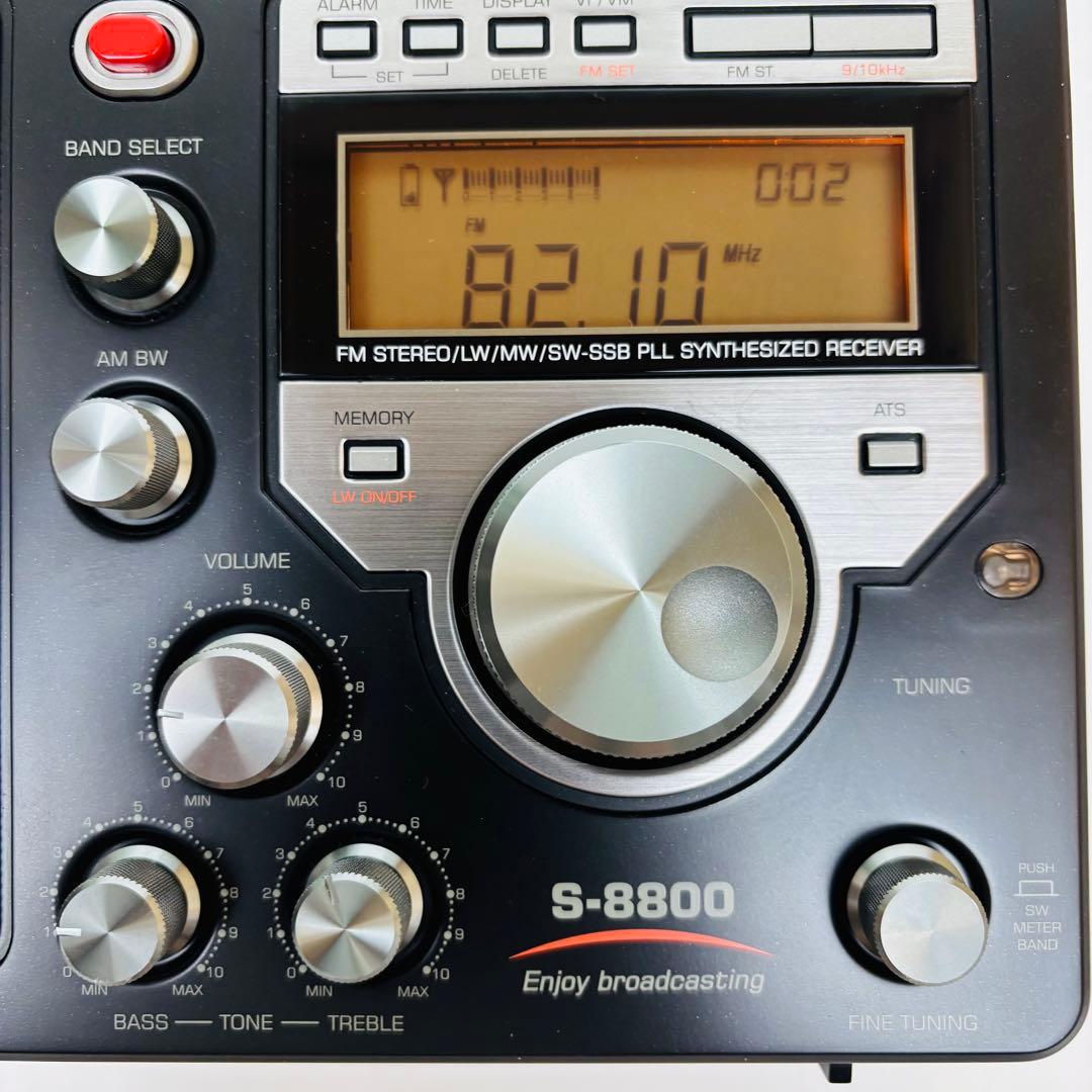 【美品】TECSUN PLL ワールドバンド　ラジオ　レシーバー　S-8800