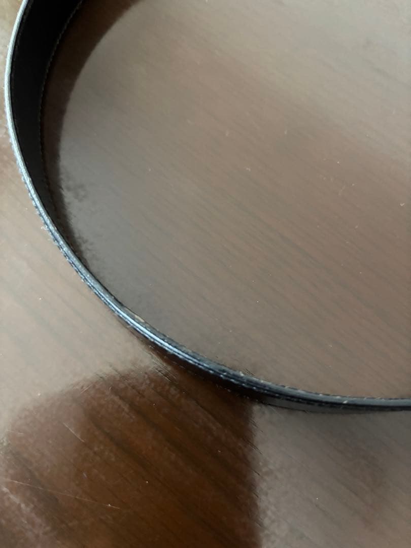 Salvatore Ferragamo 黒レザー ベルト S