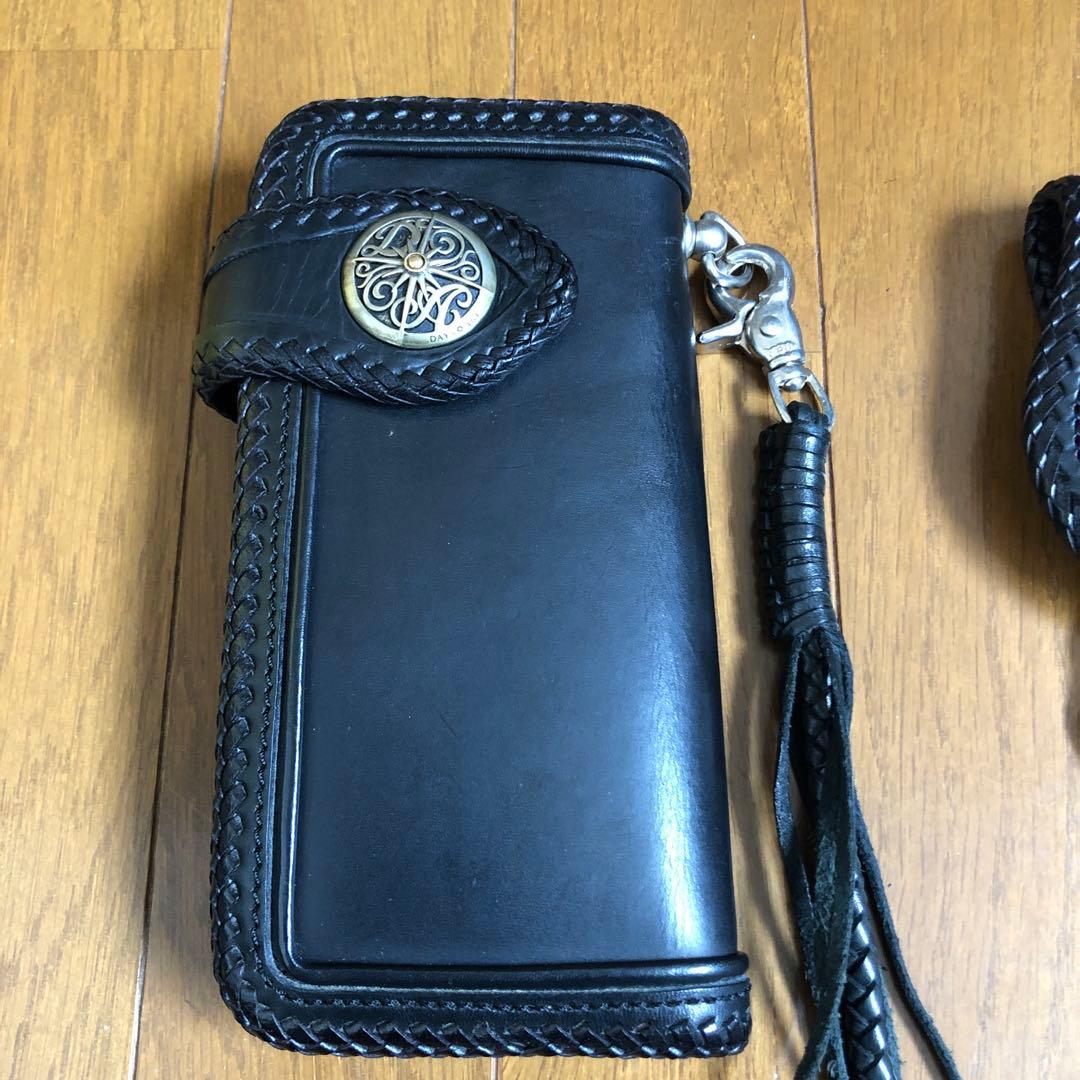 バイカーウォレット本革セット(ほぼ新品)