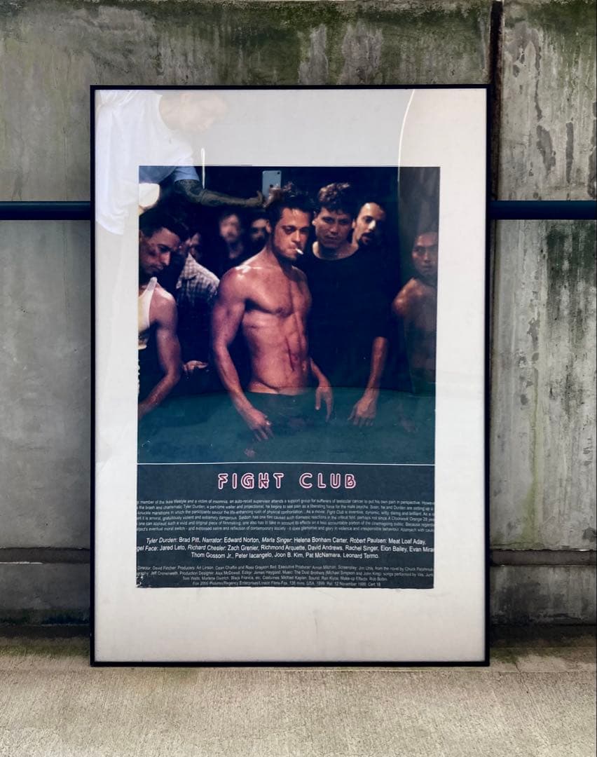 ファイトクラブ　当時物ポスター　1999年　激レア