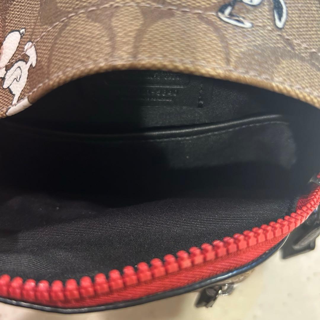 COACH × PEANUTS コーチ スヌーピー コラボ ボディバッグ