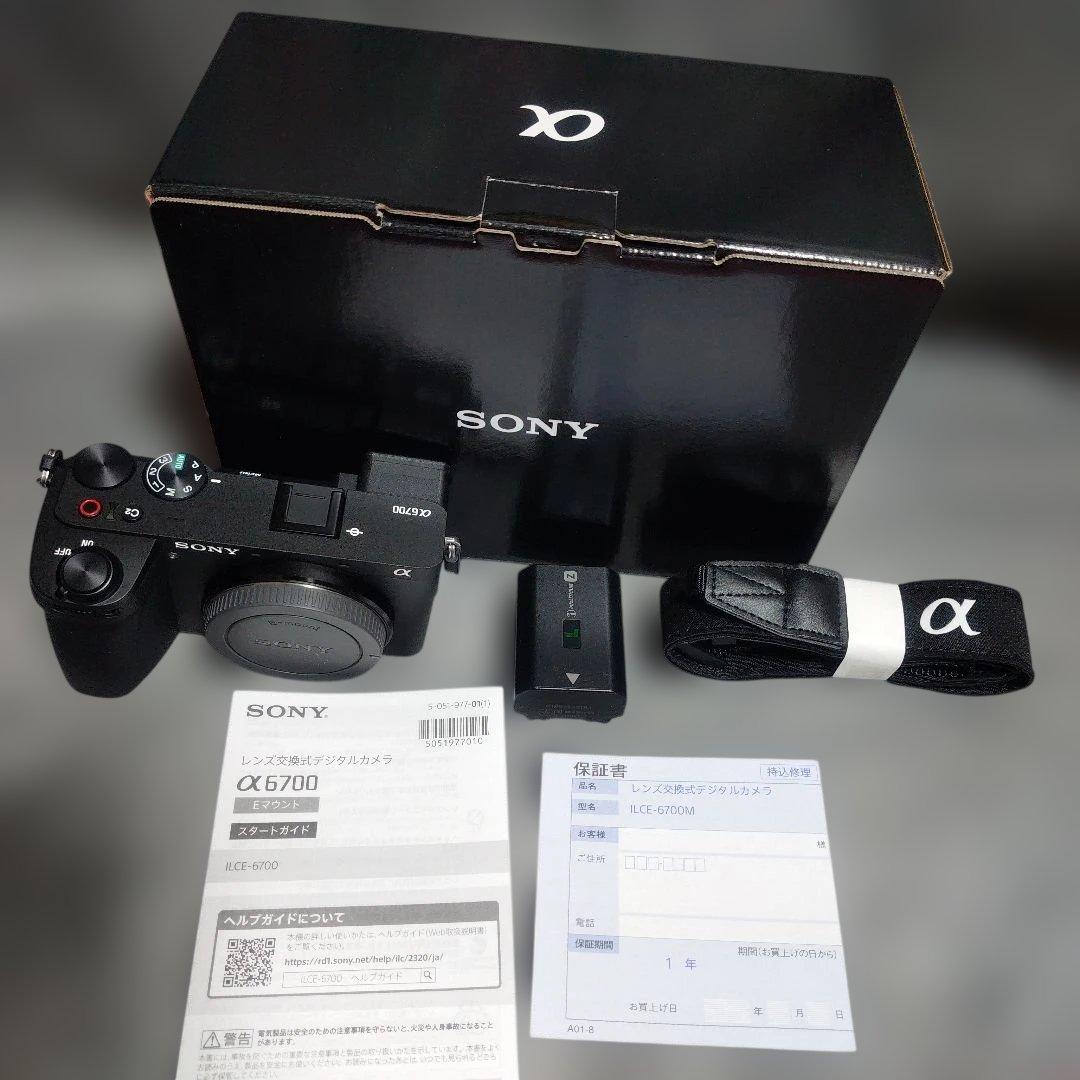SONY　α6700　ショット数520　ILCE-6700ミラーレス　ボディ