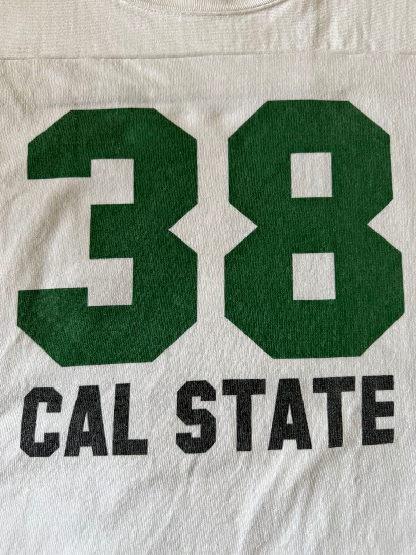 スタンダードカリフォルニアは別注　チャンピオン38 フットボールシャツ Lサイズ