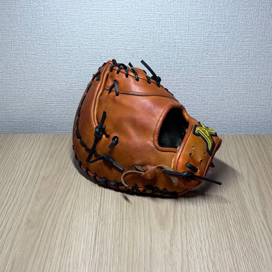 ATOMS 硬式 ファーストミット ジュテルレザー クロス締め