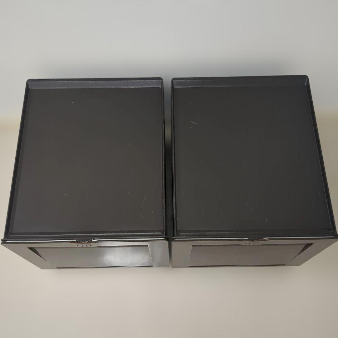 【木目調2個セット】タッパーウェア　スーパーチェスト　収納ケース