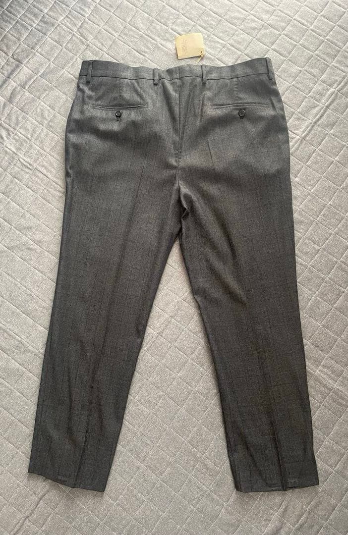 【新品】ブルネロクチネリ　スラックス　ウール100% グレー