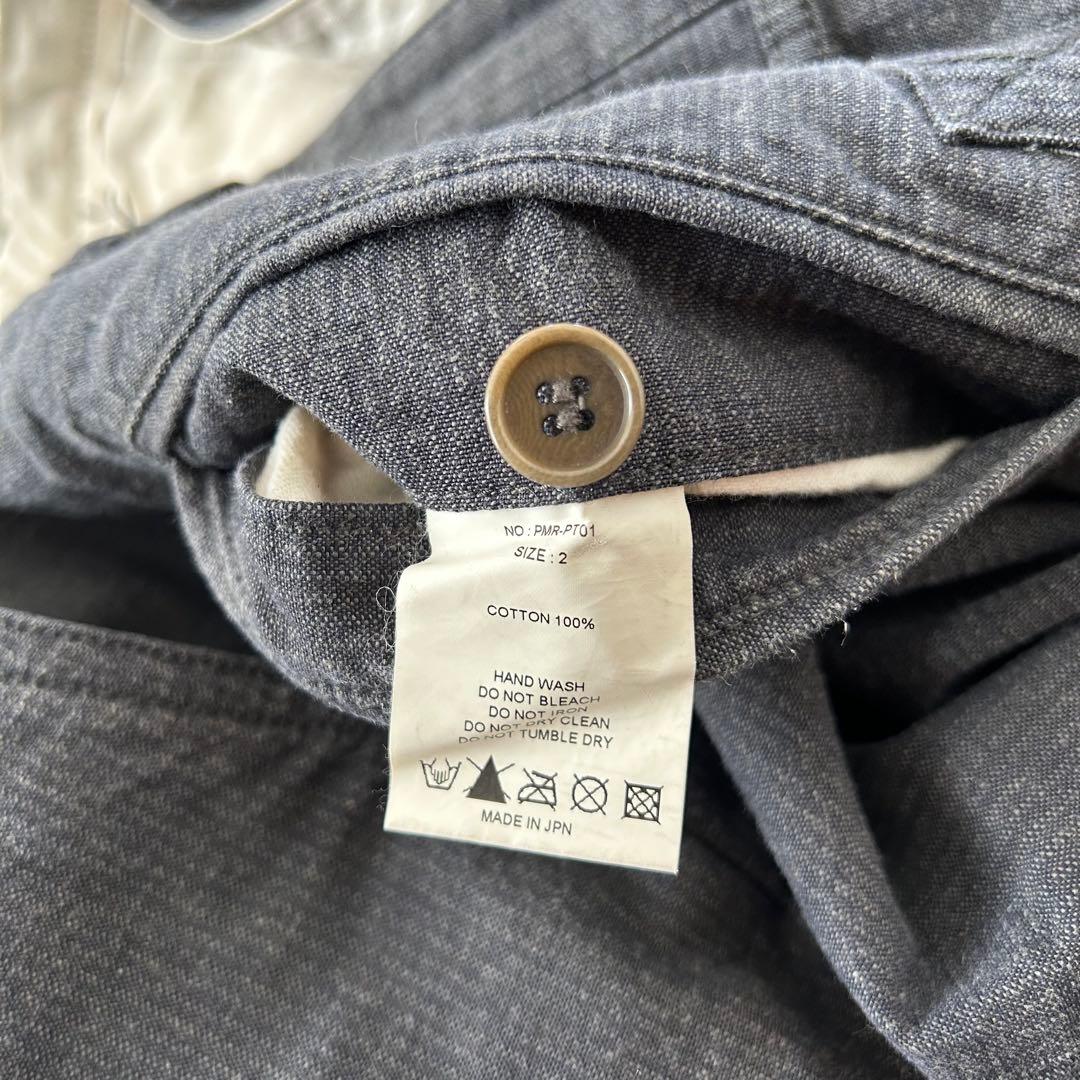 PHIGVEL フィグベル ワークパンツ トラウザー シンチバック 34×31