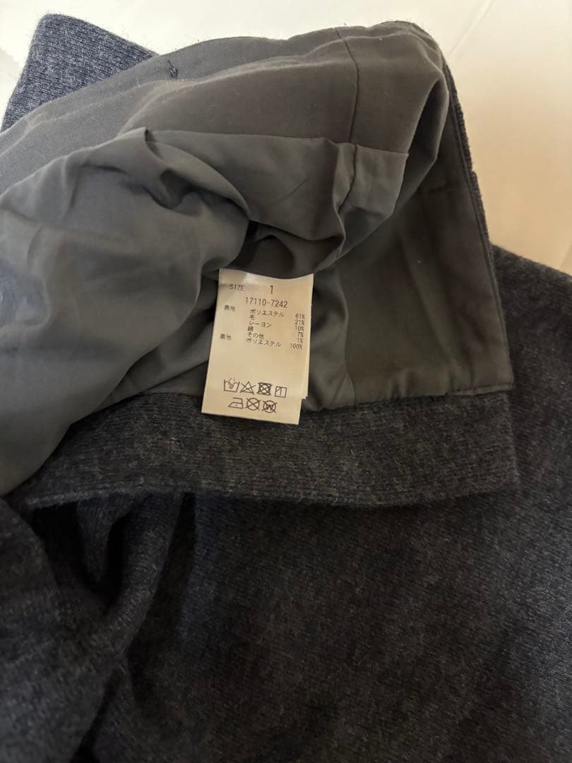 パンツ CLANE HIGH WAIST WIDE PANTS