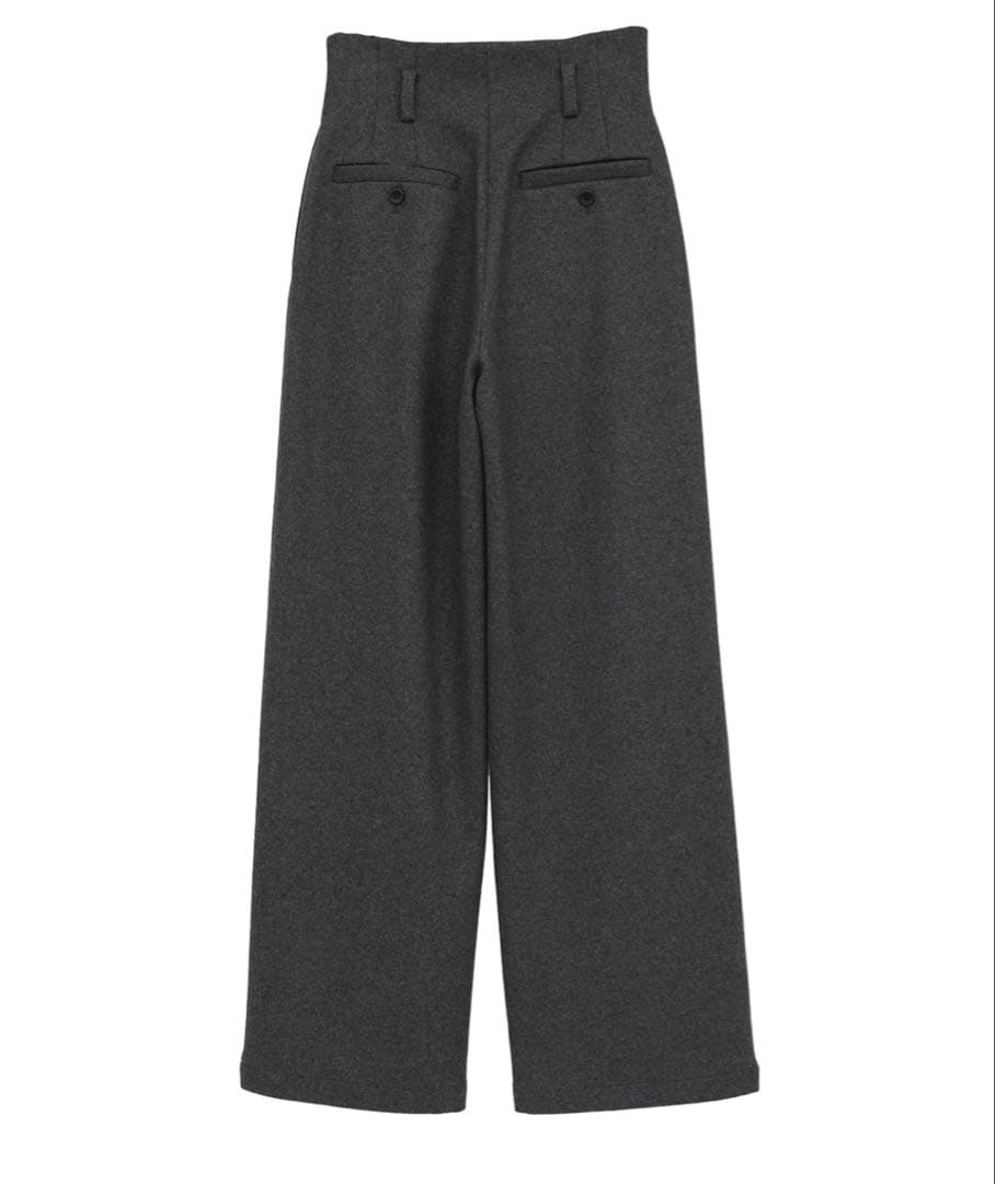 パンツ CLANE HIGH WAIST WIDE PANTS