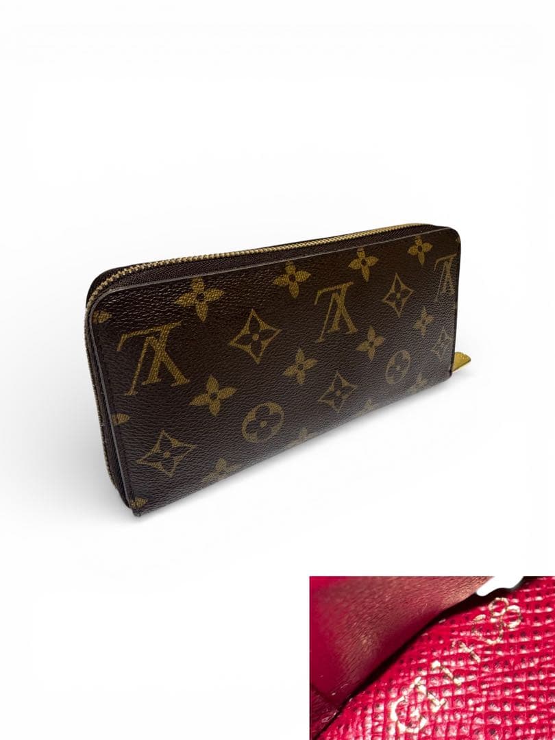 ルイヴィトン モノグラム フューシャ ピンク ジッピーウォレット