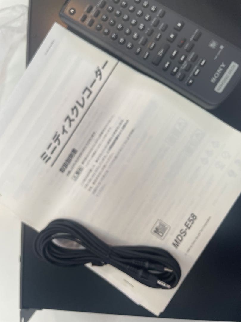 未使用保管品 SONY MDS-E58 業務用MDデッキ