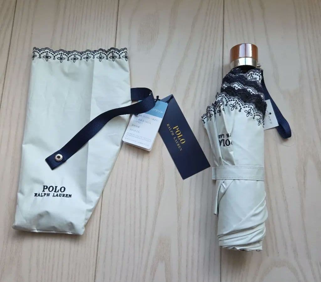新品タグ付き●Polo Ralph Lauren 折りたたみ傘 晴雨兼用
