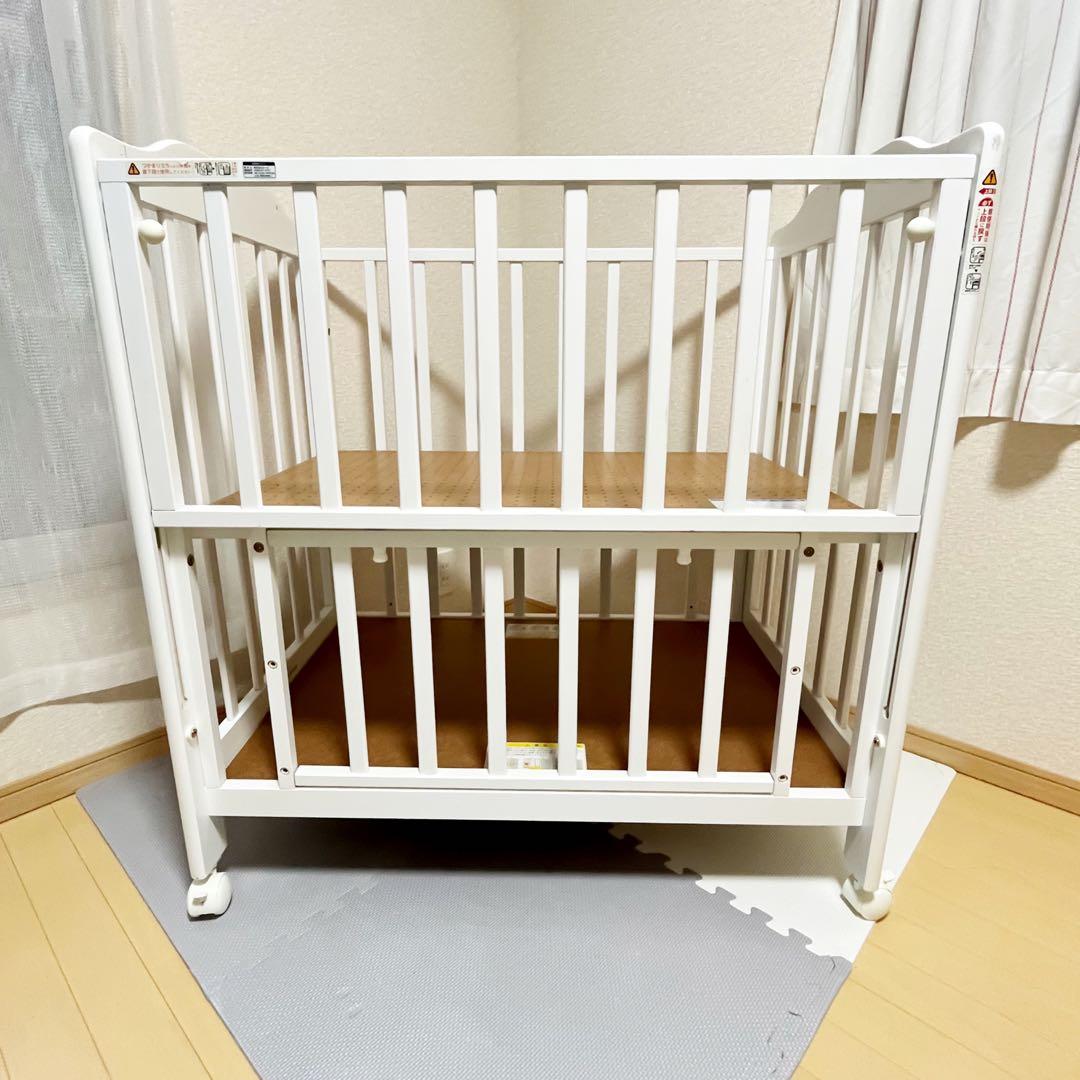【一点限り❣️便利❣️】カトージ　ミニベビーベッド　ミニタチベッド⭐︎ もぬく