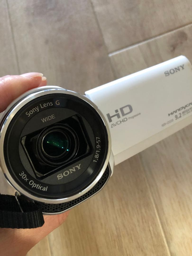 美品【SONY ビデオカメラ】HDR-CX535 60倍ズーム　ケース付