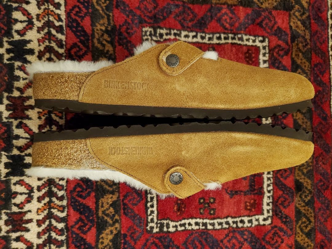 アツシ BIRKENSTOCK BOSTON shearling ミンク