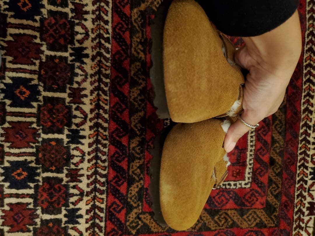 アツシ BIRKENSTOCK BOSTON shearling ミンク