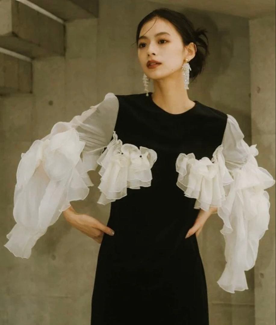 スーツ・フォーマル・ドレス KnuthMarf 2way chiffon docking one piece