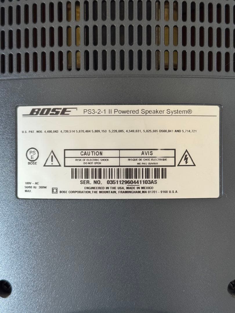 スピーカー・ウーファー BOSE GS321 Series II speaker system