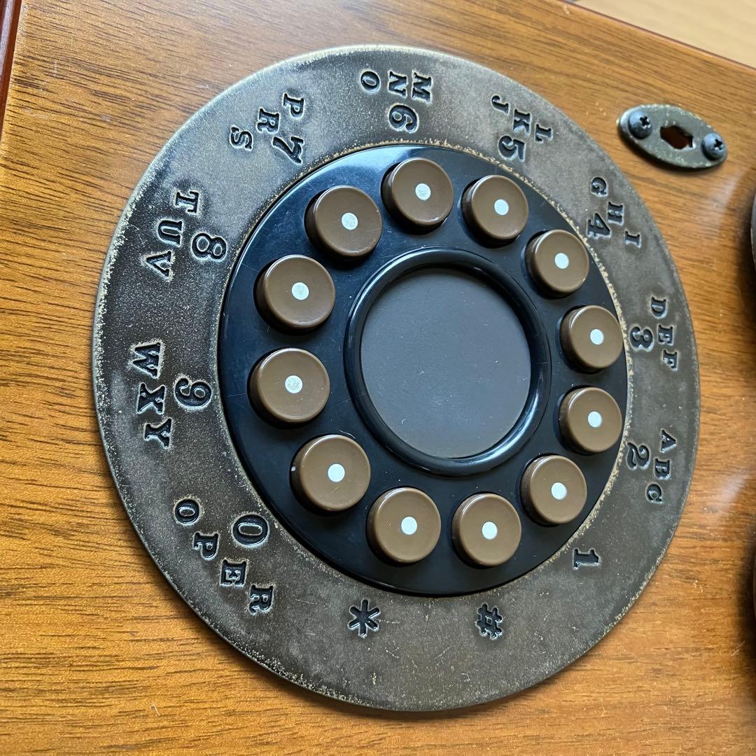 ユピテル　電話機　昭和レトロ　アンティーク　ヴィンテージ　インテリア　小道具