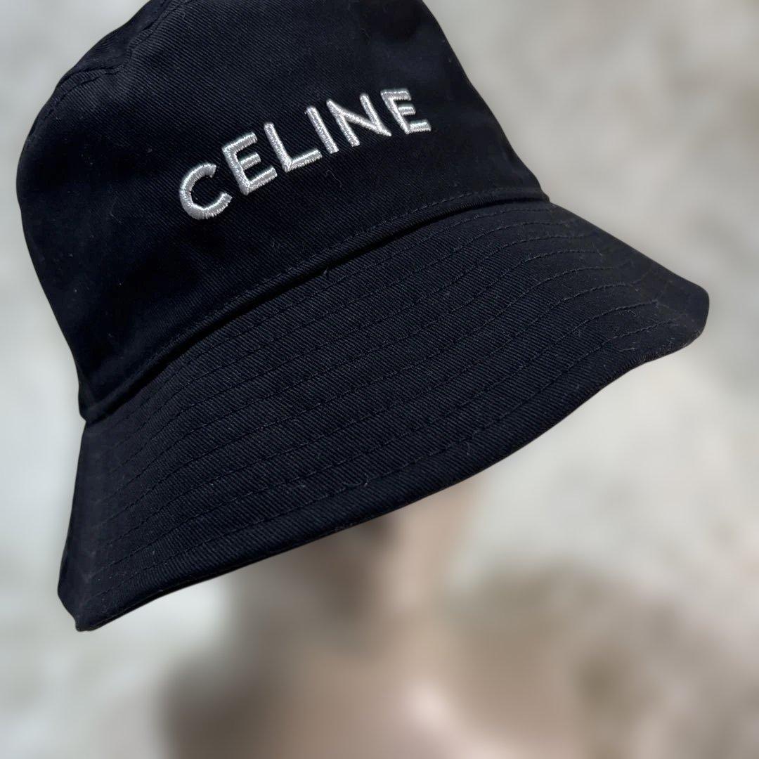 CELINE バケットハット ブラック