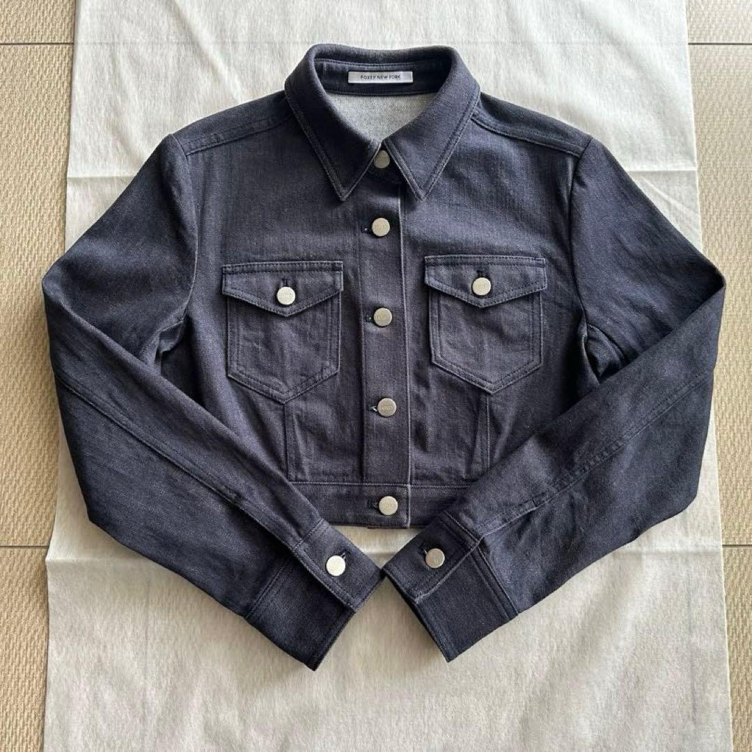 FOXEY NEWYORK フォクシーニューヨーク　デニムジャケット 38