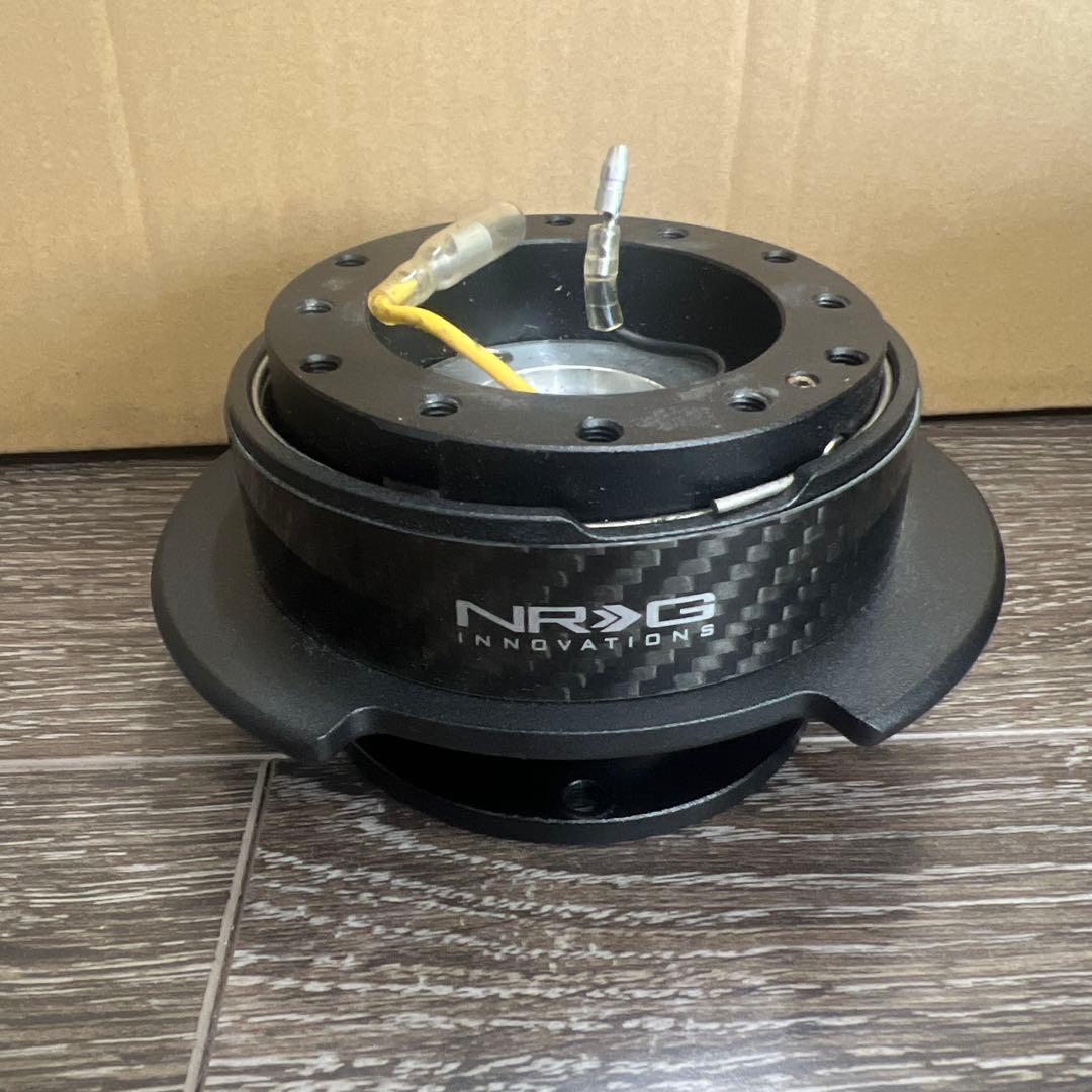 NRG ステアリングクイックリリース SRK-250CF ブラック カーボン