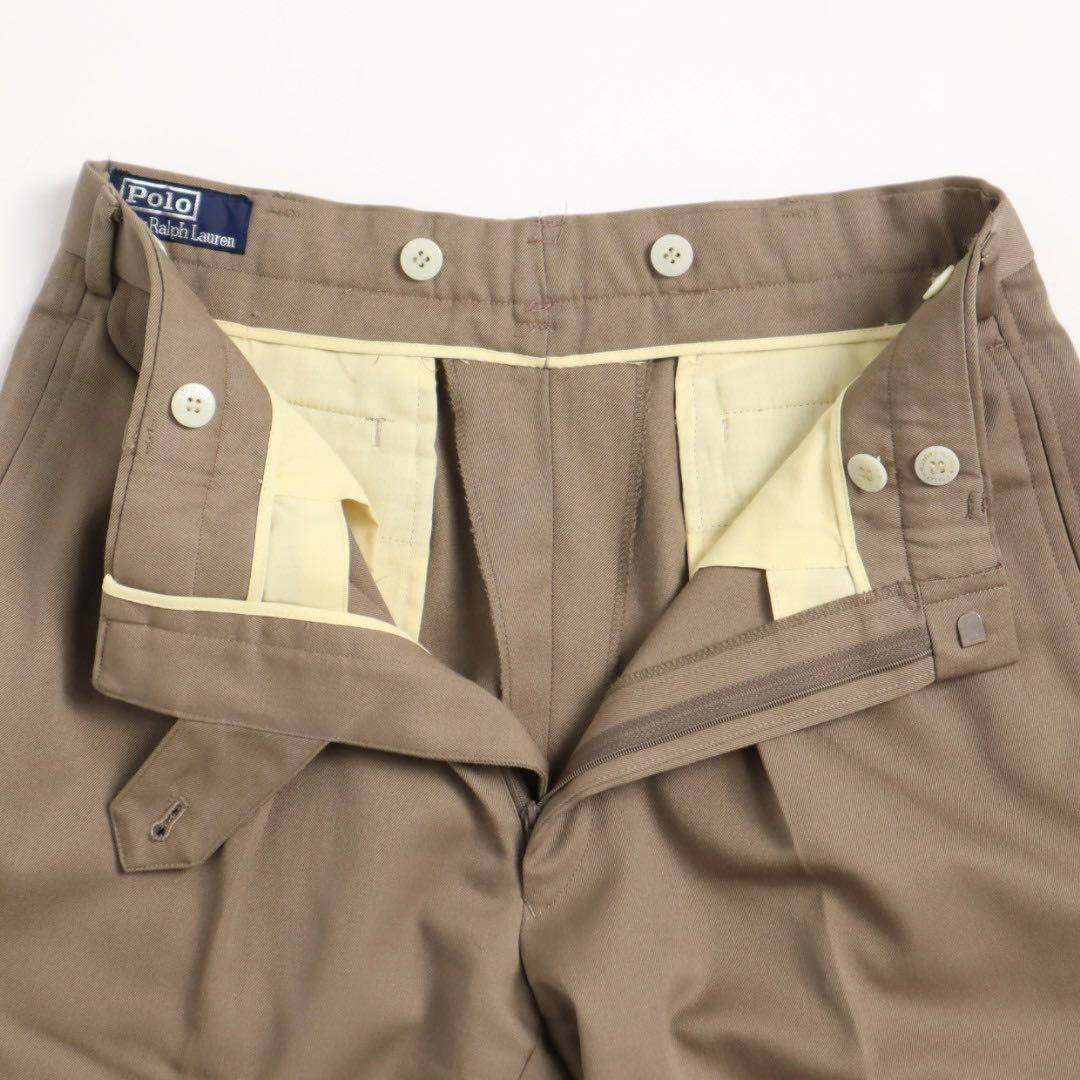 Polo by Ralph Lauren 2タック ウール ワイドスラックス