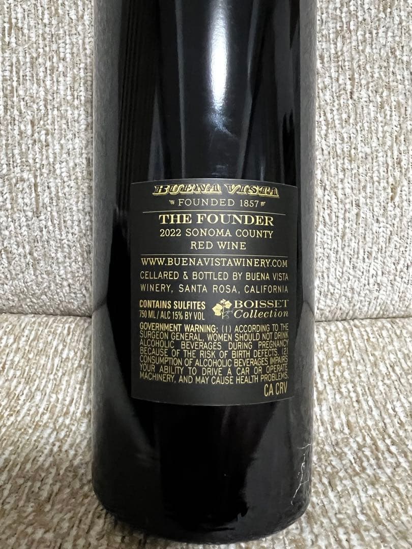 THE FOUNDER 2022 赤ワイン ソノマ・カウンティ