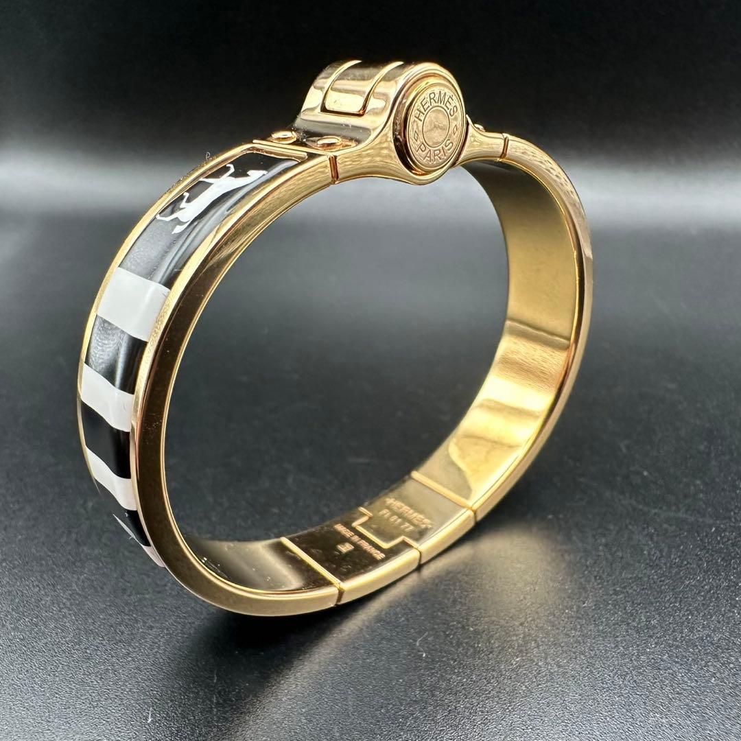 未使用級✨　エルメス　HERMES　バングル　シャニエール　1596