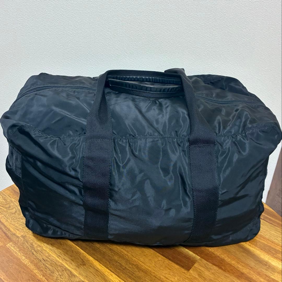 ジ*K様 プラダ ボストンバッグ トラベル 大容量 ナイロン ブラック