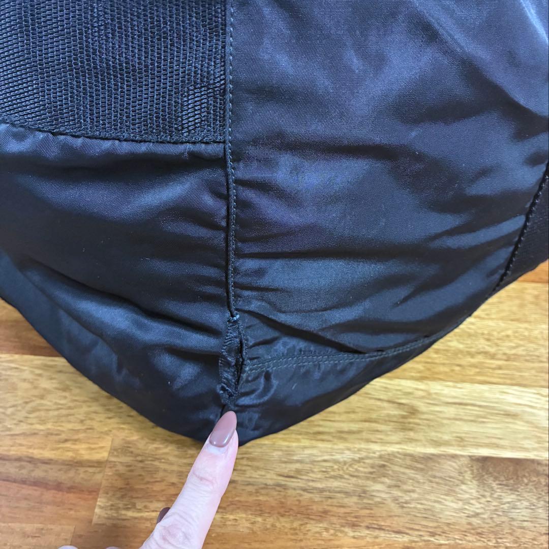 ジ*K様 プラダ ボストンバッグ トラベル 大容量 ナイロン ブラック