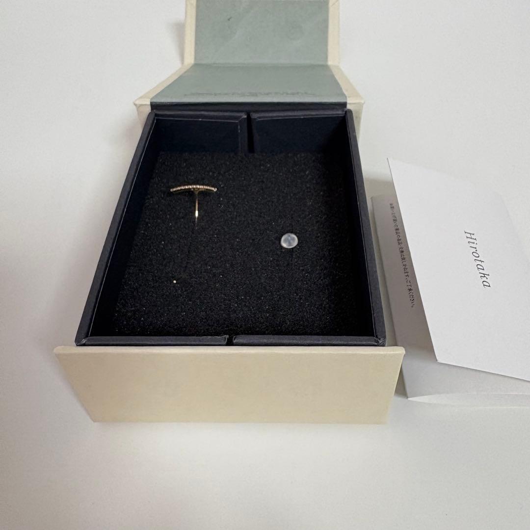 未使用☆Hirotaka ARW×SHT DIA BAR ピアス 片耳 廃盤